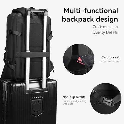 Mark Ryden Business Laptop Backpack for Men and Women,Waterproof Travel Backpack, 26L fit 17 Inch Business Backpack with USB Charging Port, Carry on Flight Approved Computer Backpack