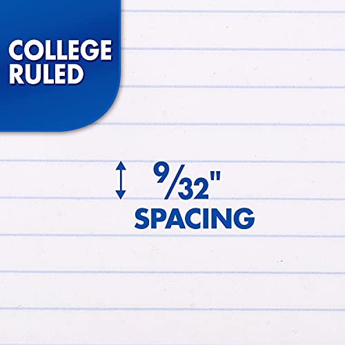 Mead Composition Notebook 3-Pack - College Ruled Black Marble 7.5 x 9.75 inches, 100 Sheets