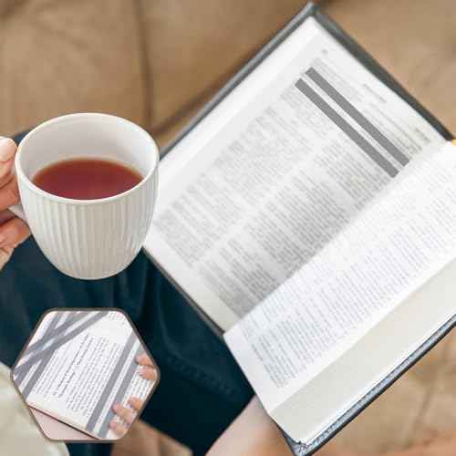 12 Pcs Guided Reading Strips Highlight Reading Guide Strips Overlay Bookmark Tracking Highlight Reduce Visual Stress Reading Guide Strips Help with Dyslexia for Children and Teacher Supply (Clear)