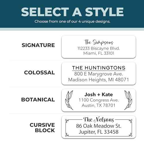 Personalized Return Address Labels - Custom Address Stickers on Sheets (50-1000 Labels) (Black and White)
