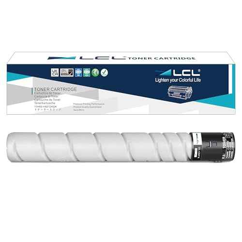LCL C227/C287 Black Toner Cartridge (TN221K/A8K3130) TN-221 TN221 TN321 TN-321 A33K130 Replacement for Konica Minolta bizhub C227 C287 C227e C287e C367 C224 C224e C284 C284e C364 C364e (24,000 Pages)