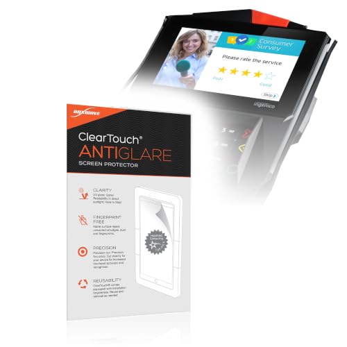 BoxWave Anti-Glare Screen Protector for Ingenico Lane 7000 - 2 Pack, Matte Anti-Fingerprint Film