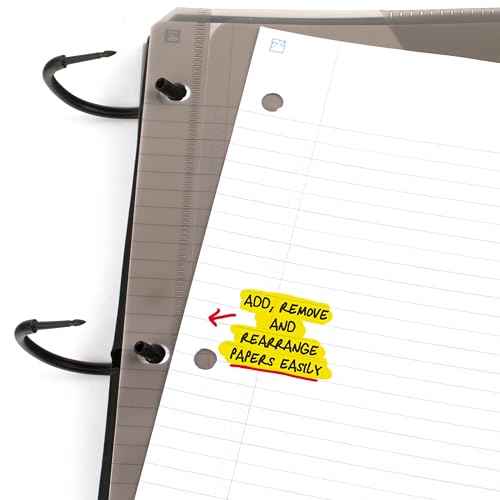 Five Star Flex Refillable Notebook + Study App, College Ruled Paper and 1 Inch TechLock Ring Binder with Pockets, Tabs and Dividers, 200 Sheet Capacity, Pacific Blue (293280AD2)
