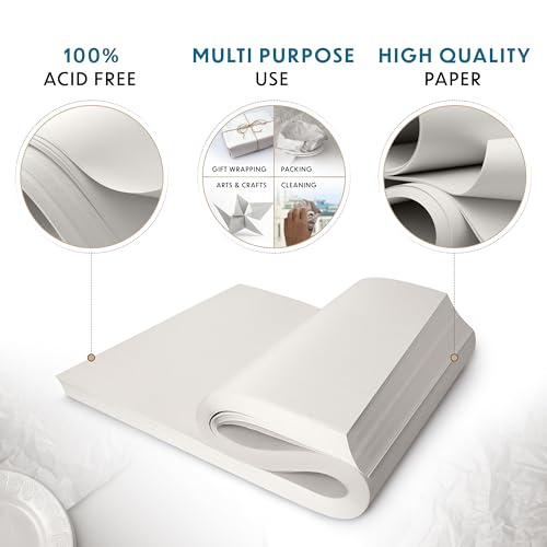 Packing Paper Sheets for Moving - 480 Sheets, Blank Newsprint