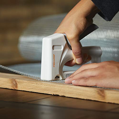 Fiskars Precision Staple Gun – 132460-1001, White/Gray