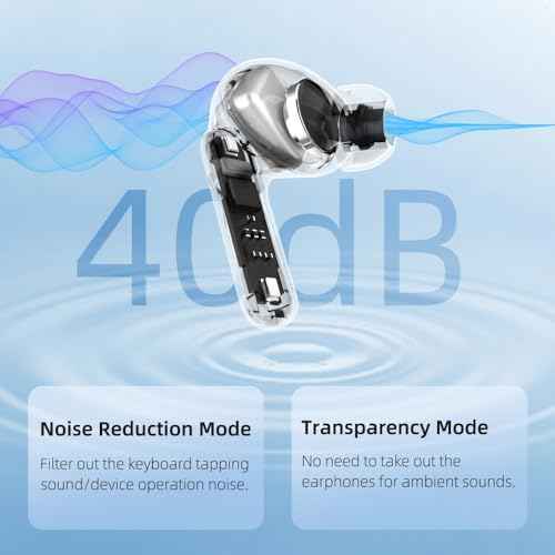 TWS Translation Noise Cancelling Earbuds, 144 Language Two-Way Real time Translator Device, in Ear Voice Language Translator Earbud Supports Calls, Music with APP Fit iOS & Android.