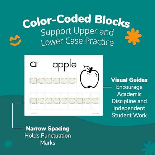 Channie's PreK Kindergarten Handwriting Visual Alphabets & Numbers Learning & Tracing Workbooks, 3 Pack - Alphabet & Numbers Preschool Workbook for Homeschool and After School