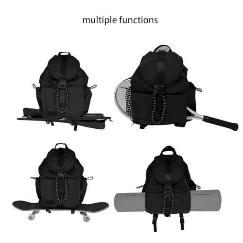 EKE Gym Laptop Yoga Tennis Backpack Sport Gift Versatile for Travel Commuting Swim Skateboard Badminton Casual Waterproof Women Men