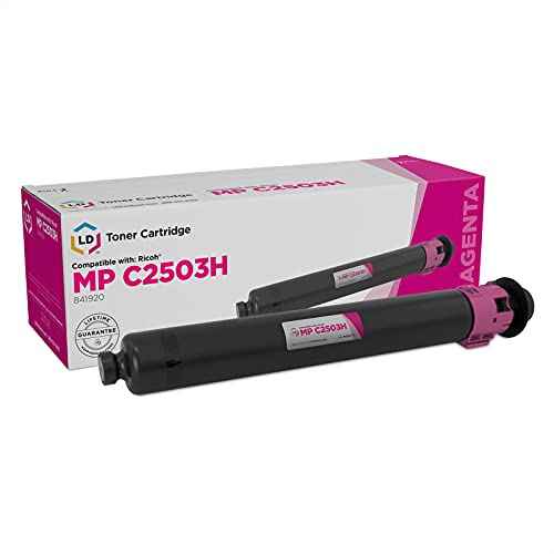 LD Products Compatible Toner Cartridge Replacement for Ricoh 841920 MP C2503H (Magenta) Compatible with Ricoh Aficio MP C2003 C2503 C2003 Plus C2004 C2504 C2004ex C2504ex