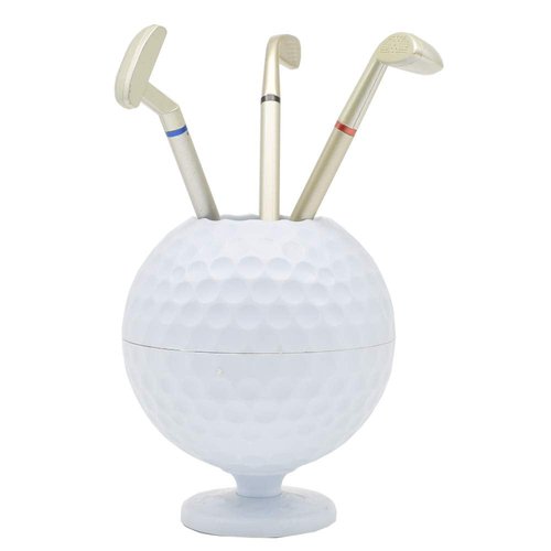 Seadream Golf Gift Set,Golf Ball Pen Holder Set with 3 Golf Pens