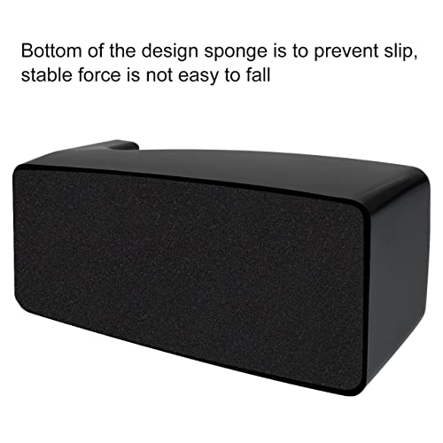 Weighted Desktop Tape Dispenser 3-Pack with Non-Skid Base – Black