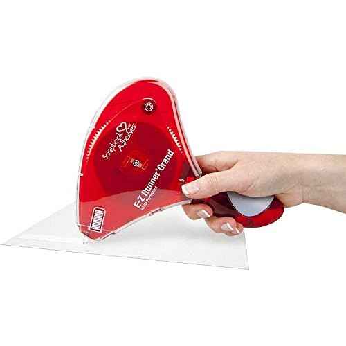 Scrapbook Adhesives by 3-L - EZ Runner Grand Adhesive Dispenser & EZ Runner Grand Refill - 150ft Double Sided Adhesive Tape Dispenser for 3L Zero Waste Art Project & Scrapbook Glue Roller, E-Book