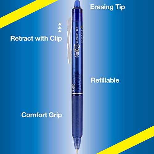 Pilot FriXion Erasable Gel Pens, Fine Point 0.7 mm Erasable Pens, Pack of 15 Assorted Colors