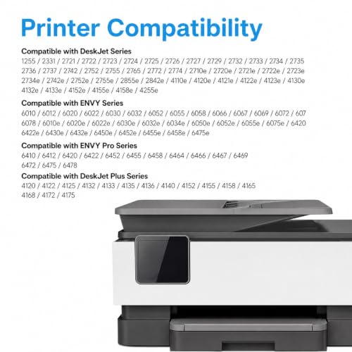 Gagalay 67XL Black Ink Cartridge Compatible with HP Printers