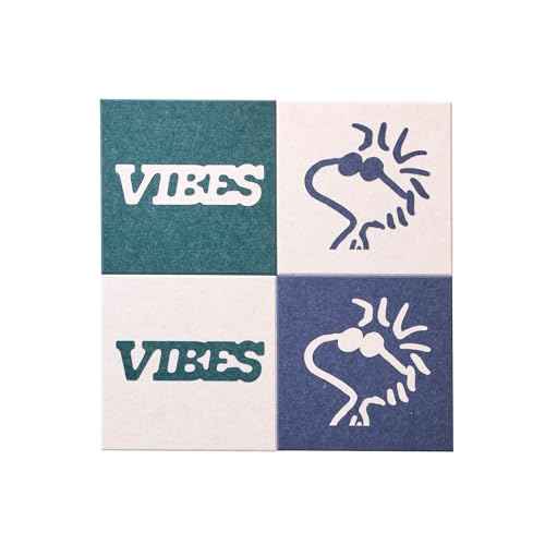 felt right Peanuts Collection Coolstock Indigo | Classroom Decor | Acoustic Wall Panels | Home Decor | Felt Wall Panels | Felt Tiles for Accent Walls | Decorative Bulletin Board