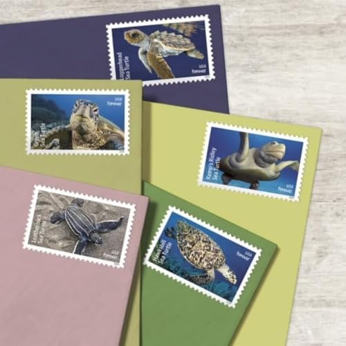 Protect Sea Turtles 2024 Commemorative Stamp Sheet of 18 - US Postal Service