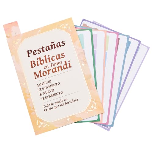 Spanish Morandi Bible Tabs Truuvaee Gold Foil Pastel - Spanishmorandi