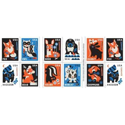 Baby Wild Animals 2025 (Book of 20) First-Class Mail Forever Postage Stamps