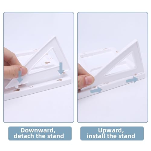 SENWHAL Magnetic A5 Dry Erase Whiteboard Mini Easel for Desk, 8.3x5.8 Inches