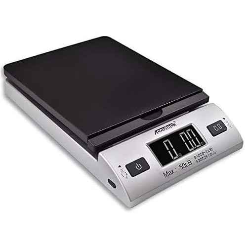 Accuteck 8250 High Accuracy Digital Shipping Scale and Postal Scale, 0.1oz Precision, 50Lb