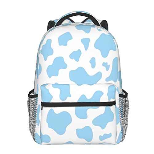 ASYG Cow Printed Backpack Cute Laptop Backpack Tablet Travel Picnic Bag Cute Laptop Bag