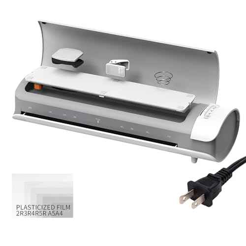 BAUSATZ Professional 13-Inch Laminator Machine with 12 Laminating Sheets - Portable A3 Desktop Laminate Machine for Teachers,Fast Warm-Up, Never Jams - Ideal for Office and Personal Use