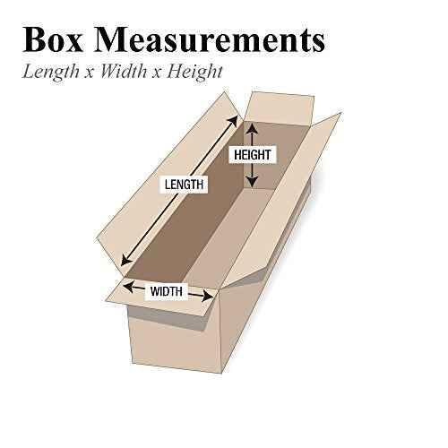 PARTNERS BRAND 14 x 4 x 4 Corrugated Cardboard Boxes, Long 14"L x 4"W x 4"H, Pack of 25 | Shipping, Packaging, Moving, Storage Box for Home or Business, Strong Wholesale Bulk Boxes