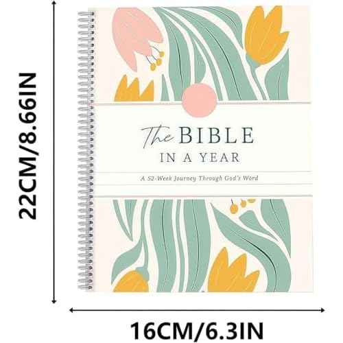 The Bible in A Year A 52-week Study Spiral Bound Gods Word Plan for Women