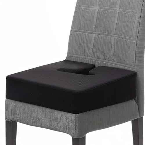 Extra Thick Office Chair seat Cushion, Back and Hip Pads, Non-Slip seat Cushion for Long Hours in wheelchairs/Cars and Dining Chairs.