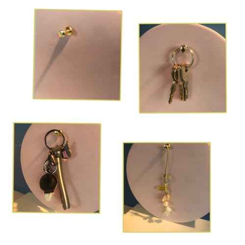 100Pcs Push Pins Gold, Stick Pins for Bulletin Board, Poster Pins, Double Headed Picture Hanging Nails, Pins for Wall £¨Gold£©
