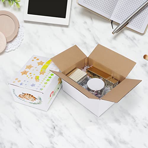 SPEPLA 40 Pack Small Shipping Boxes 8x6x4 Inches - Recyclable Corrugated Cardboard