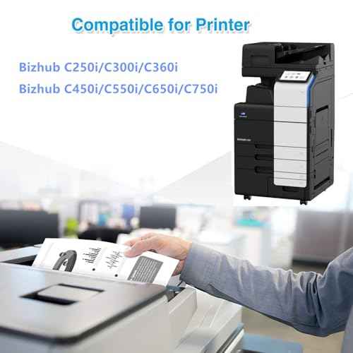 Compatible WX-107 WX107 Waste Toner Container AAVA0Y1 AAVAWY1 for Konica Minolta Bizhub C250i/C300i/C360i, Bizhub C450i/C550i/C650i/C750i Waste Toner Cartridge/Box/Bottle