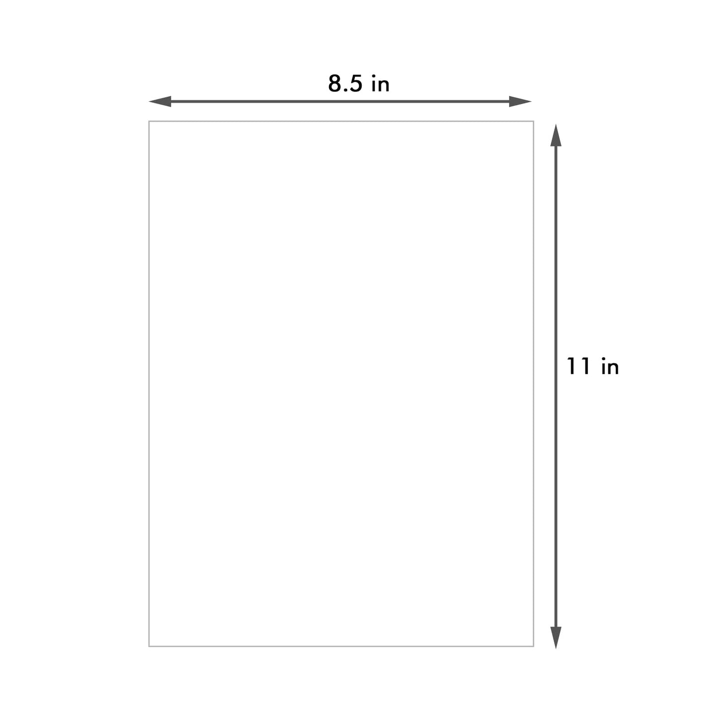 Somime 25 Pack Backing Boards Only - 8.5x11 Uncut White Mats Matboards, Acid Free & White Core Backerboards, Ideal for Photos/Pictures/Prints/Frames/Arts