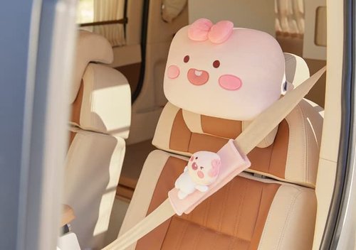 KAKA0 Official Merchandise- Head Rests for Office Chairs Car Seats -Ryan Apeach Choonsik (Apeach Rest)
