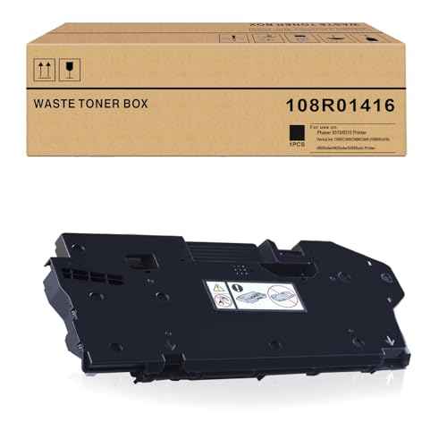 108R01416 Waste Toner Box 6510 WorkCentre 6515 Waste Toner Box for Xerox Phaser 6510 WorkCentre 6515 VersaLink C500 C505 C600 C605 (1 Pack Black)