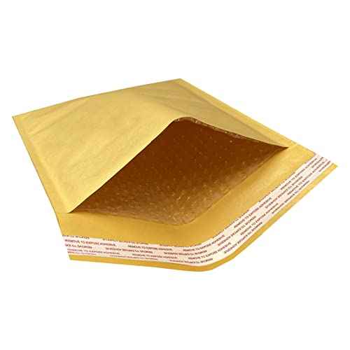 Kraft Bubble Mailers, 100 Pack, #2-8.5" x 12", Self- Seal Padded Mailing Envelopes, Durable Shipping Envelopes, Padded Envelopes, Mailing Bubble Mailers