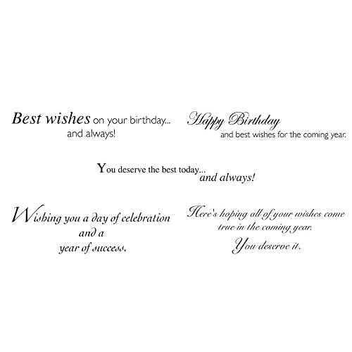 CEO Cards - Birthday Greeting Card Assortment, 5 Cards of Each Design, 5x7 Inches, 25 Cards & 26 White Envelopes (VP1603)