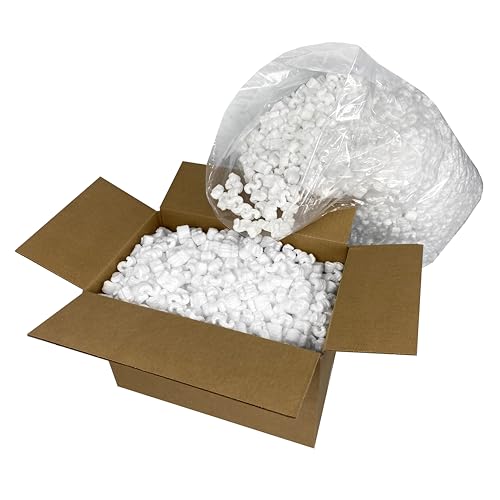 Packing Peanuts 3.5 cu. ft. (22.5 Gallons) S Shaped, Cushioning