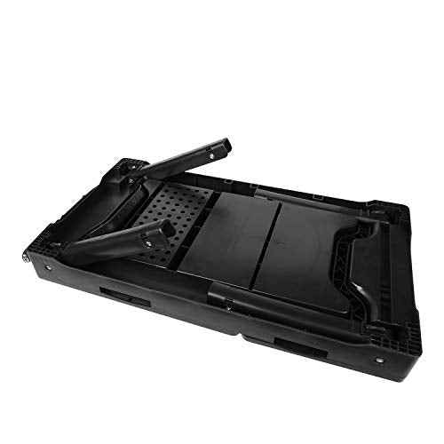Moclever Laptop Bed Stand ? Adjustable Laptop Table with Cooling Fan, Foldable Laptop Desk with USB Hub, LED Light & Storage ? Multi-Functional Computer Tray for Bed, Sofa, Home, and Office