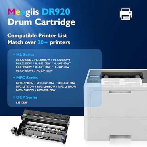 DR920 Drum Unit Replacement for Brother DR920 DR-920 DR 920 Drum Unit Use for Brother Printer HL-L6210DW HL-L6210DWT HL-L6310DW HL-L5210DW HL-L5210DN HL-L5210DWT MFC-L5710DW MFC-L5915DW HL-L6915DW