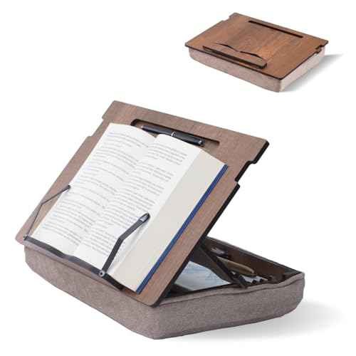 Book Stand for Reading in Bed with Storage ? Book Holders for Reading Hands Free, Bed Book Holder and Book Display Stand, Perfect Book Stands for Reading, Study, Bed or Desk Use