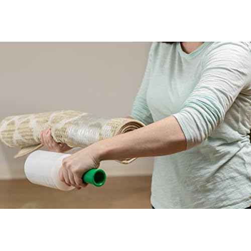 Duck Brand Stretch Wrap Roll, Clear, 5 inches by 1000 feet, 1 Pack, White (285849)