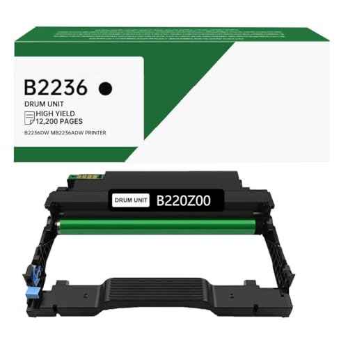 B2236 Imaging Drum Unit Replacement for B2236 B220Z00 Drum Cartridges Compatible with Lexmark B2236dw MB2236adw Printer( 12,200 Pages)