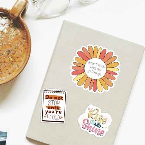 200PCS Affirmation Stickers, Holographic Motivational Sticker Pack, Positive Journal Encouraging Shiny Quotes for Kids, Teachers, Classroom, Waterproof Scrapbook Supplies (200)