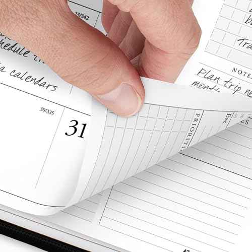 AT-A-GLANCE 2026 Appointment Book Planner, Weekly & Monthly, 8-1/4" x 11", Large, Executive, Zipper, Black (70NX810526)