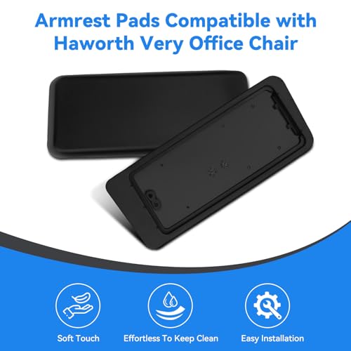 Arm Pads Caps Replacement fit for Haworth Very Office Chair,Office Chair Arm Rest Replacement