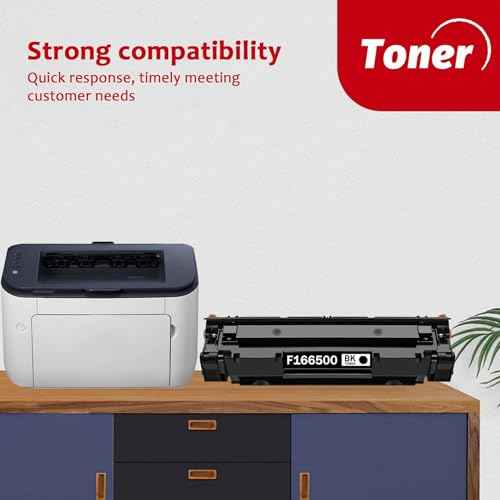 F166500 Black Toner Cartridge 1-Pack Replacement for Canon F166500 Black Cartridge Compatible with F166500 Printer