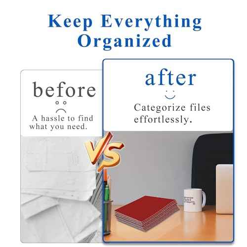 Zzrywuty 100 Packs Paper Folders with Pockets for Students,Businessmen and Office Workers,Letter Size,Two Pocket Folders with Card Slot for Office,Business,School Supplies (Red)