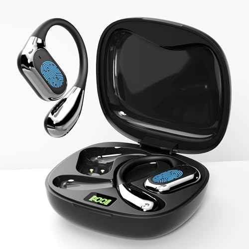 AI Translation Earbuds Real-Time Wireless Earbuds 144 Languages & Accents Earbuds Audifonos Traductores Ingl?s Espa?ol Translator Earbuds for Travel Business Learning (Dark Black)