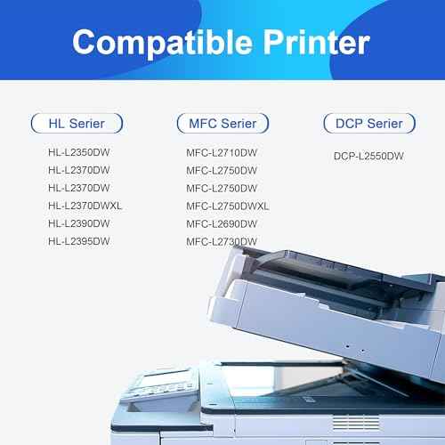 TN730 TN-730 Toner Cartridge 2 Pack Replacement for Brother TN730 Toner Cartridge Black for DCP-L2550DW HL-L2350DW HL-L2370DW HL-L2370DW MFC-L2710DW MFC-L2750DW MFC-L2750DWXL MFC-L2730DW Printer